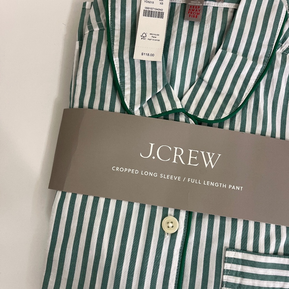 J.Crew pajamas— long sleeve & pant